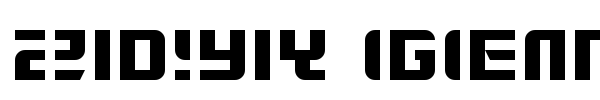 Zdyk Gemini font preview